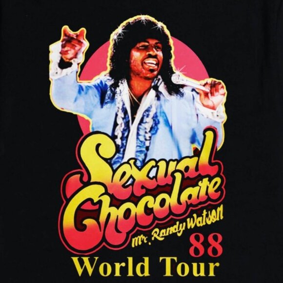 Randy Watson Sexual Chocolate Retro 80s Coming To America Funny Meme T-Shirt 24 - Picture 2 of 5